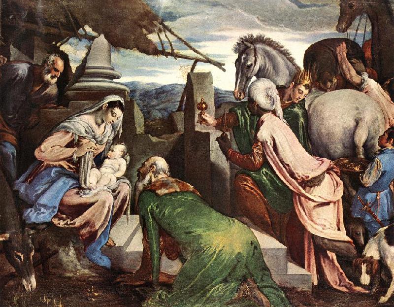 BASSANO, Jacopo The Three Magi ww France oil painting art